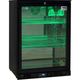 Rhino SG1R-NC bar fridge - glass door detail