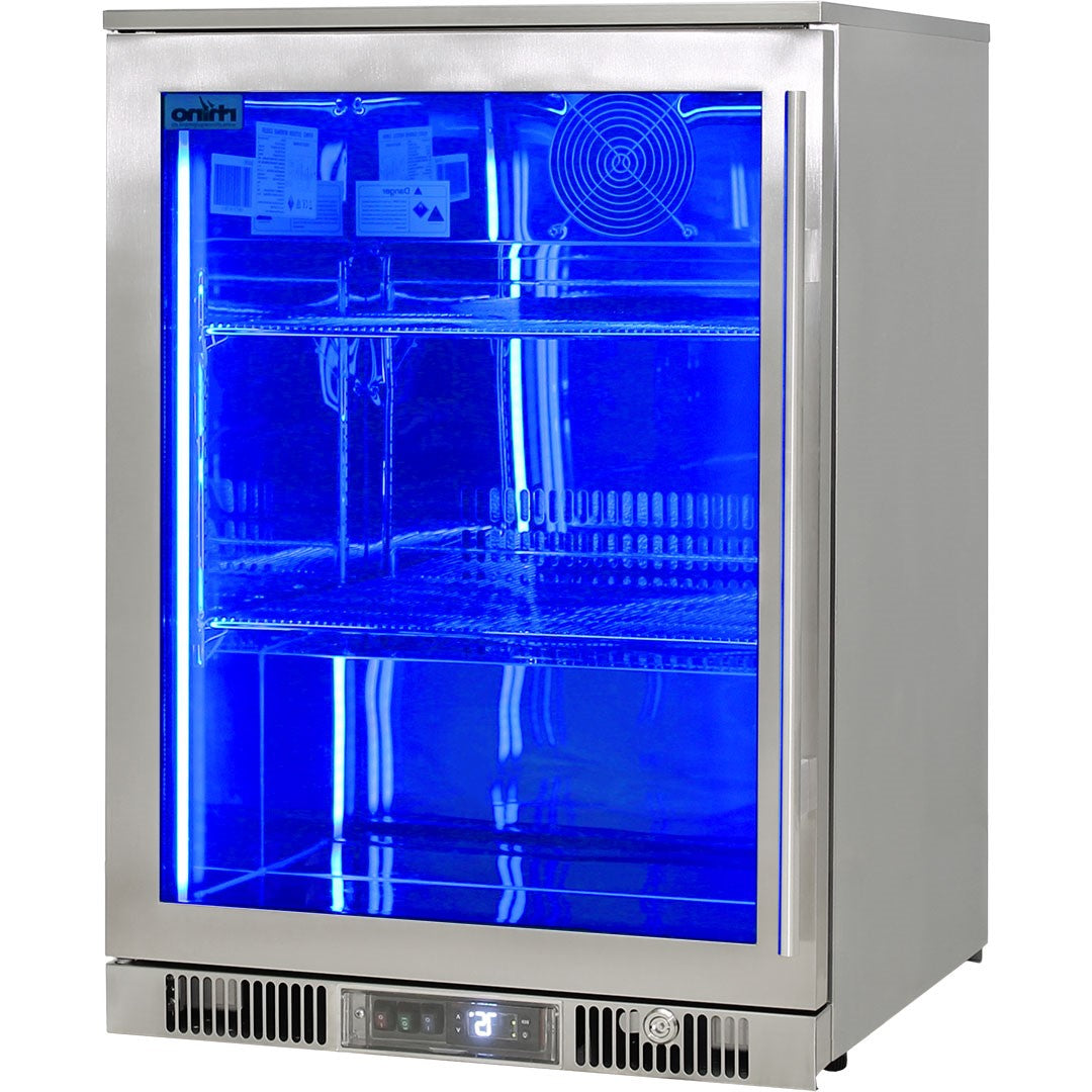 Rhino ENV1L-SS - Best Outdoor Bar Fridge - Marine Grade 316 Stainless - Left Hinge - 148 Litres - King’s Choice Winner