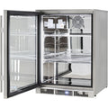 Rhino ENV1L-SS bar fridge - side view