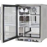 Rhino ENV1L-SS bar fridge - side view