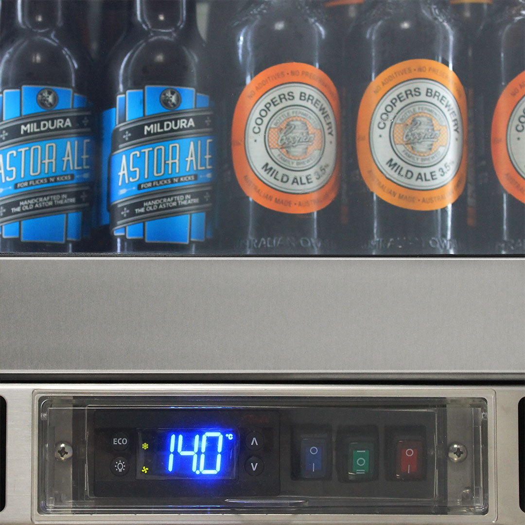 Rhino ENV1R-SS - Best Outdoor Bar Fridge - Marine Grade 316 Stainless Steel - Right Hinge - 148 Litres - King’s Choice Winner