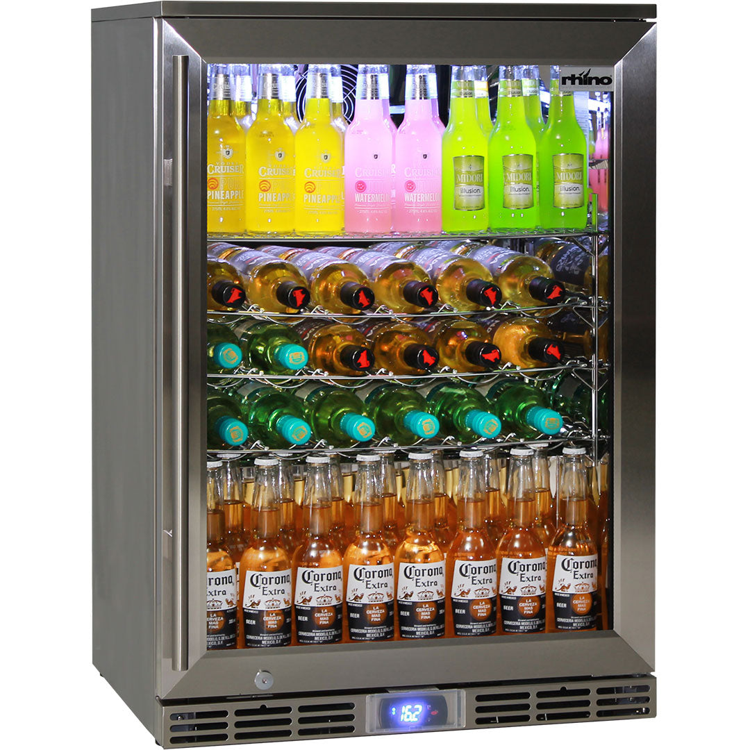 Rhino GSP1H-SS - Outdoor Bar Fridge Keeping Beers Cold In 40°C Temperatures
