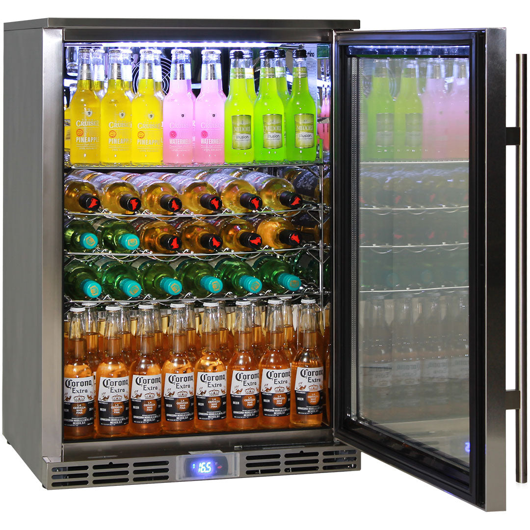 Rhino GSP1H-840-SS bar fridge - detail view