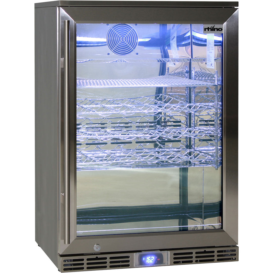 Rhino GSP1H-SS - Outdoor Bar Fridge Keeping Beers Cold In 40°C Temperatures