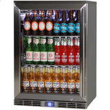 Rhino GSP1HL-SS bar fridge - front view