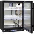 Rhino SG1R-B bar fridge - glass door detail