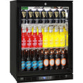 Rhino SG1R-B bar fridge - glass door detail