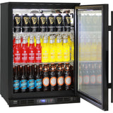 Rhino SG1R-B bar fridge - glass door detail