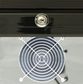 Rhino SG1-COMBO bar fridge - glass door detail