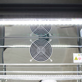 Rhino SG1R-B bar fridge - glass door detail