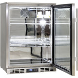 Rhino SG1R-HD bar fridge - glass door detail