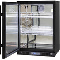 Rhino SG1L-B-HD bar fridge - glass door detail