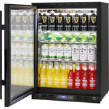 Rhino SG1L-B bar fridge - glass door detail