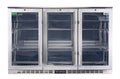 Rhino SG3H-HD bar fridge - glass door detail