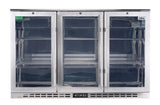 Rhino SG3H-HD bar fridge - glass door detail