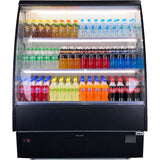 Rhino TK-12 bar fridge - open door view