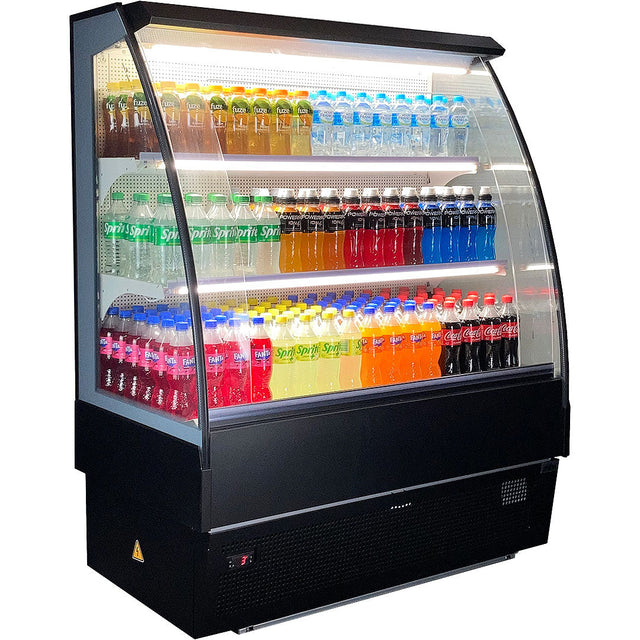 Rhino TK-12 bar fridge - open door view