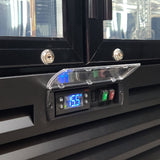Rhino SGT2-BS bar fridge - energy rating label
