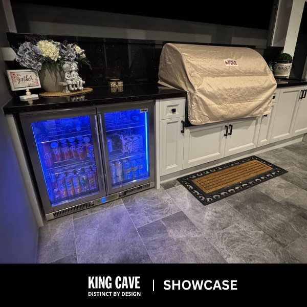 Rhino 248L Heated Glass 2 Door - 316 Marine Grade Stainless - King’s Choice Winner - ENV2H-SS