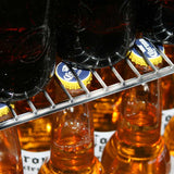 Rhino SG2S-B bar fridge - glass door detail
