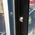 Rhino SG2S-B bar fridge - glass door detail