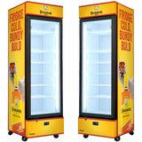 Bundy Rum Upright Quiet Running Black Glass Door Bar Fridge - Model SC372B-Bundy-1