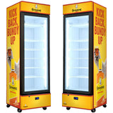 Bundy Rum Upright Quiet Running Black Glass Door Bar Fridge - Model SC372B-Bundy-1