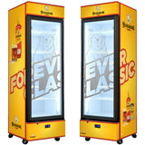 Bundy Rum Upright Quiet Running Black Glass Door Bar Fridge - Model SC372B-Bundy-1