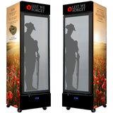 Lest We Forget SC372B-LWF refrigerators - mockup render