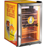 Bundy Branded - 6 Designs to choose from! - Triple Glazed Glass Door Bar Fridge With Bundy Branding -  Model SC70-SS-1