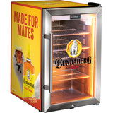 Bundy Branded - 6 Designs to choose from! - Triple Glazed Glass Door Bar Fridge With Bundy Branding -  Model SC70-SS-1