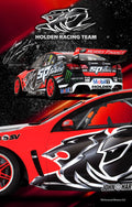 HRT Holden Racing Team Glass Door Bar Fridge With Cool Frosted Door Logo - Model SC70-B-HRT