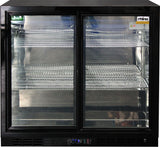 Rhino 208L Commercial 2 Door Bar Fridge – SG2 – SG2S-B