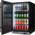 Schmick SK116L-SD bar fridge - angle view