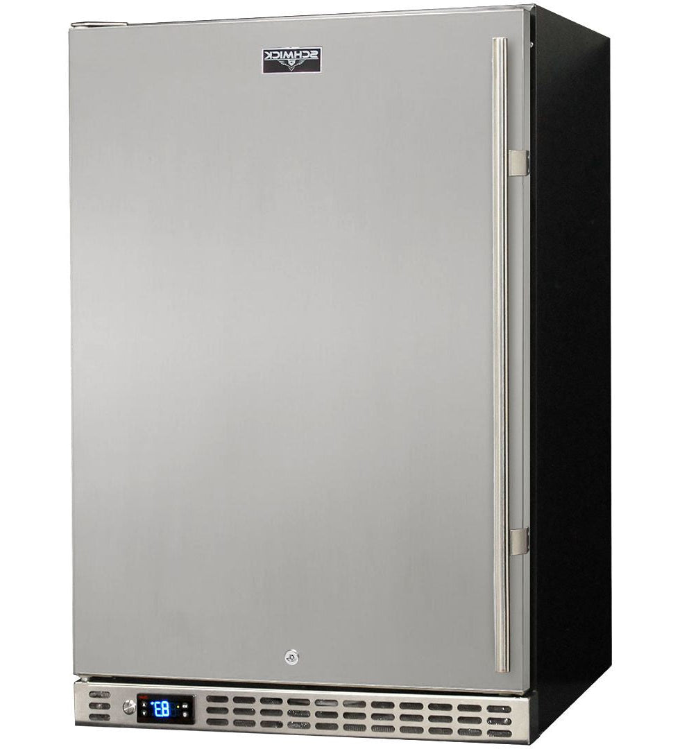 Schmick 164L Under Bench Solid Door Bar Fridge - SK146L-SD - image 1