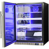 Schmick SK156L-SS bar fridge - product view 12