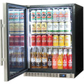 Schmick SK156L-SS bar fridge - angle view