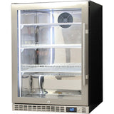 Schmick SK156L-HD bar fridge - angle view