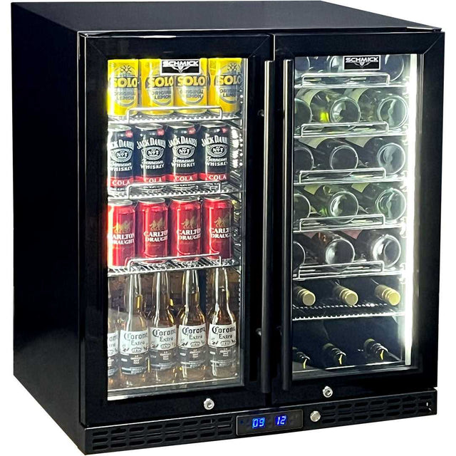 Schmick SK198D-B-HD bar fridge - front view
