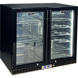 Schmick SK228D-B-HD bar fridge - interior view