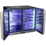 Schmick SK228D-HD bar fridge - open door view