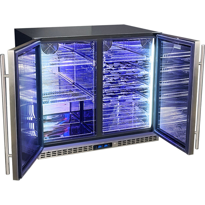 Schmick SK228D-HD bar fridge - open door view