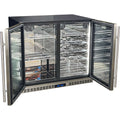 Schmick SK228D-HD bar fridge - open door view