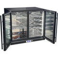 Schmick Under Bench Beer And Wine Dual Zone Bar Fridge - Model SK248D-B-HD