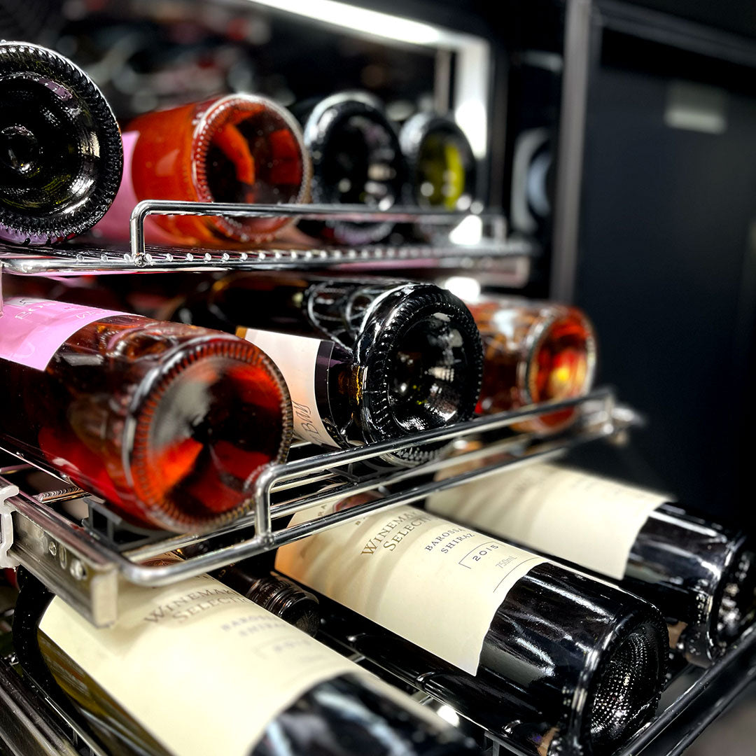 Schmick Under Bench Beer And Wine Dual Zone Bar Fridge - Model SK228D-HD