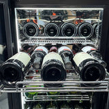 Schmick SK228D-B-HD bar fridge - interior shelving detail