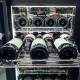Schmick Under Bench Beer And Wine Dual Zone Bar Fridge - Model SK248D-B-HD