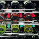 Schmick Under Bench Beer And Wine Dual Zone Bar Fridge - Model SK248D-B-HD
