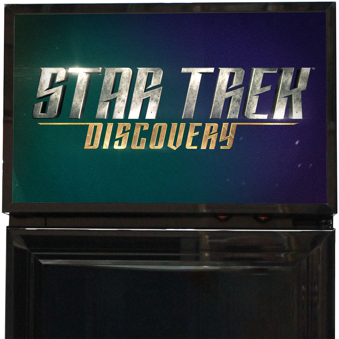 Star Trek Discovery Branded Skinny Upright Bar Fridge - SS-P160FA-STD-02