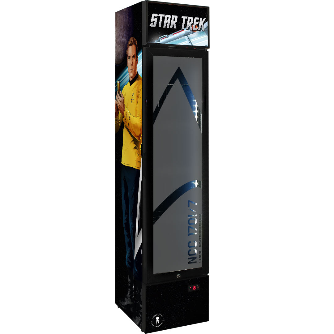 Star Trek Original Branded Skinny Upright Bar Fridge - SS-P160FA-STO1